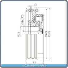 Cargar imagen en el visor de la galería, NEW A/C COMPRESSOR CLUTCH Fits MERCEDES-BENZ W639,W203,W204,W212,W220, - Qualy Air