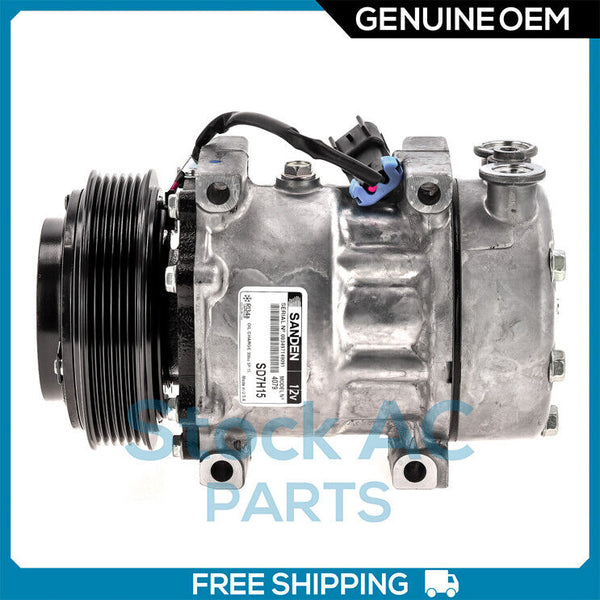 New Sanden OEM 4079 AC Compressor for Kenworth/ Peterbilt 320,382,384 ...
