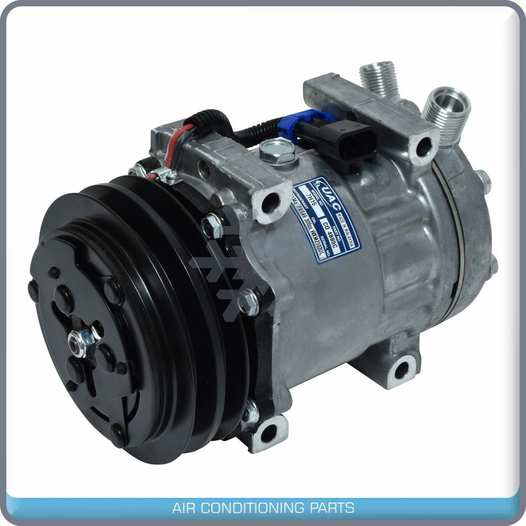A/C Compressor for Freightliner FLD / White/GMC ACL, ACM, WAH, WCA, WCL, W... QU - Qualy Air