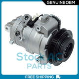 New OEM A/C Compressor for Ford Mustang 3.7L - 2011 to 2014 - OE# BR3Z19703A QR