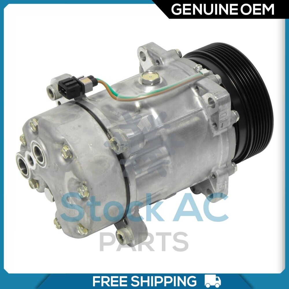 New OEM A/C Compressor for Volkswagen EuroVan - 1997 to 2000 - OE# 1214/1232 QR - Qualy Air