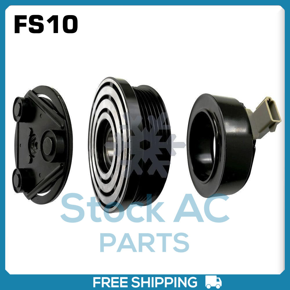 New A/C Compressor Clutch FS10 fits Ford Mustang 4.0L, 5.0L - Qualy Air
