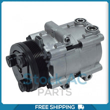 Load image into Gallery viewer, A/C Compressor FS10 for Ford Crown Victoria, E-150 Econoline Club Wagon, E... QR - Qualy Air