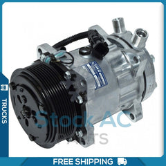 A/C Compressor for Freightliner 114SD, Argosy / NAVISTAR 1000, 2000, 4000,... QU