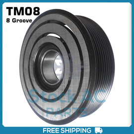 New A/C Compressor Pulley Seltec TM08,TM13,TM14,TM15,TM16 - 8 Groove - Qualy Air