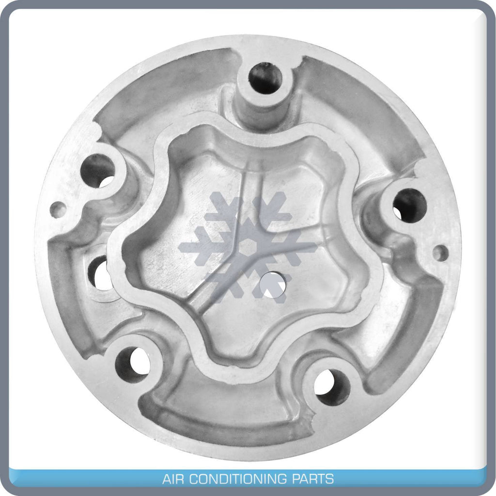 NEW A/C COMPRESSOR COVER SANDEN SD508 ORING HRZ 8X10 EXIT FITTINGS HEAD / BACK - Qualy Air