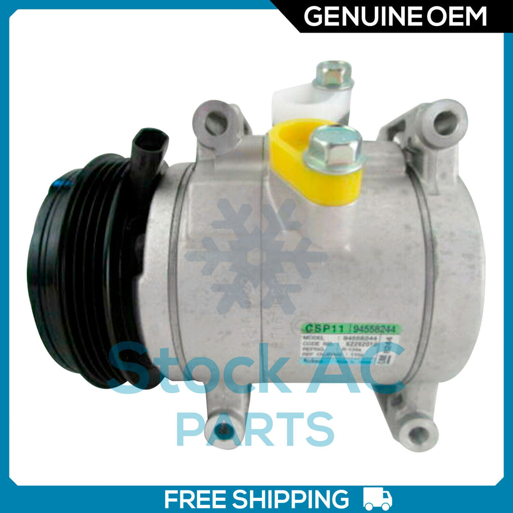 New OEM A/C Compressor for Chevrolet Spark - 2009 to 2015 - OE# 96073851 - Qualy Air