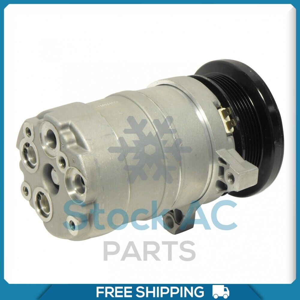 A/C Compressor HD6 for Chevrolet G10, G20, G30 / GMC G1500, G2500, G3500 QR - Qualy Air