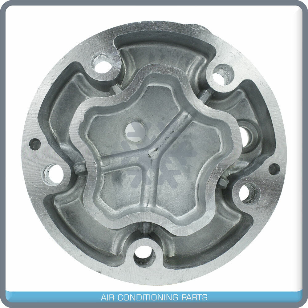 New A/C Compressor Back Cover fits SD508 / 5H14 - HRZ 12x12 exit - Qualy Air