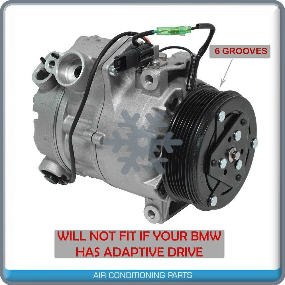 New A/C Compressor For BMW X5 3.0L - 2007 2008 2009 2010 - OE# 64529185142 - Qualy Air
