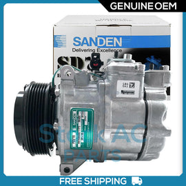 New OEM A/C Compressor fits Land Rover Range Rover 4.2L/4.4L - 2003 to 2009 - Qualy Air