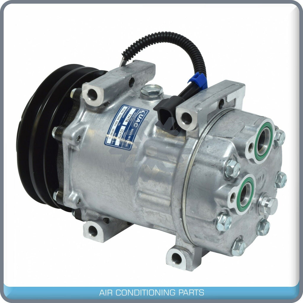 A/C Compressor SD7H15 for Volvo ACL, FE, VN, WC, WG, WH, WI, WX QR - Qualy Air
