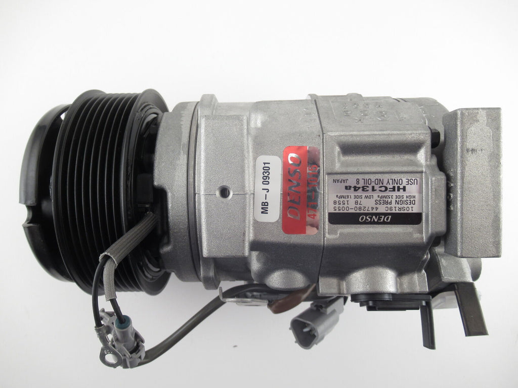 A/C Compressor OEM Denso 10SR19C for Lexus LX570 / Toyota Land Cruiser, Se... QR - Qualy Air