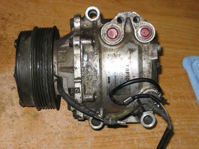 A/C Compressor OEM Sanden TRF105 for Dodge Daytona, Spirit / Plymouth Acclaim QR - Qualy Air