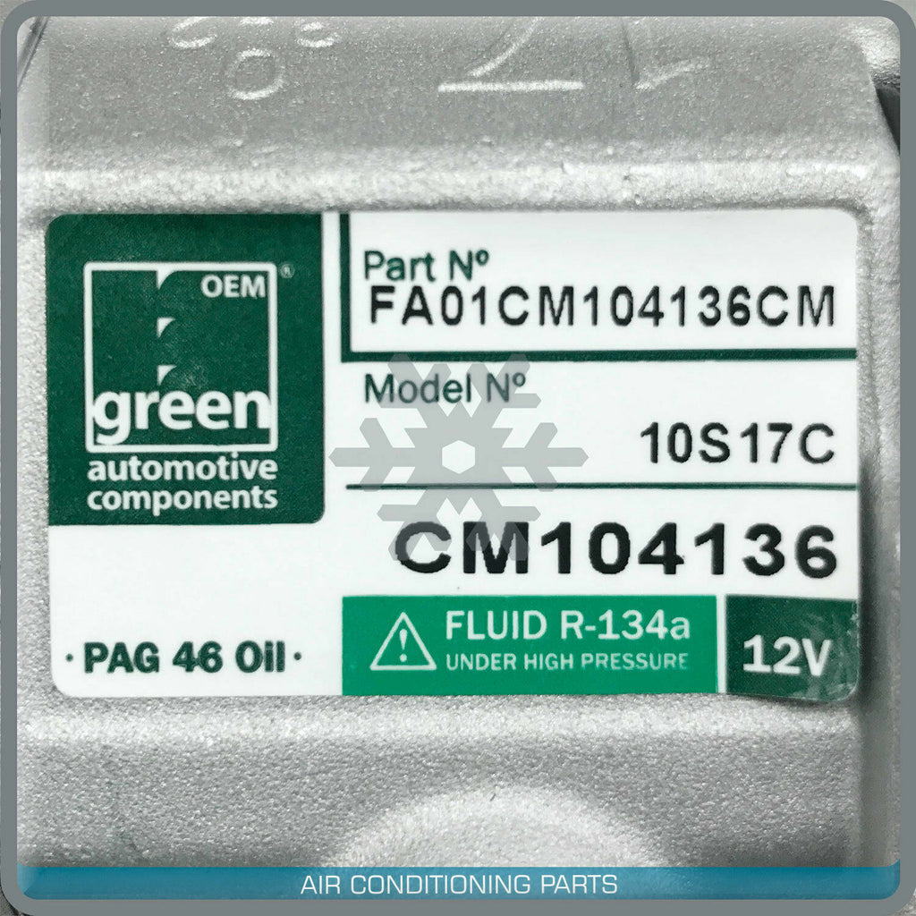 New A/C Compressor for Toyota Camry, Highlander, Solara 2.4L - 2001 to 2008 - Qualy Air