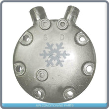 Load image into Gallery viewer, New AC Compressor Back Cover 8/10 Vertical Exit fits Sanden SD7H15 - Qualy Air
