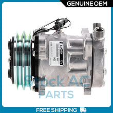 Load image into Gallery viewer, New OEM Sanden A/C Compressor fits 2001 Mack RD / 2000 Kenworth W900 - Qualy Air