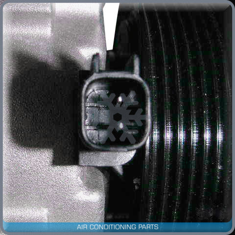 New OEM AC Compressor for Ford E-150, E-250, E-350 SD, E-450 SD - OE# 7C2Z19703A - Qualy Air