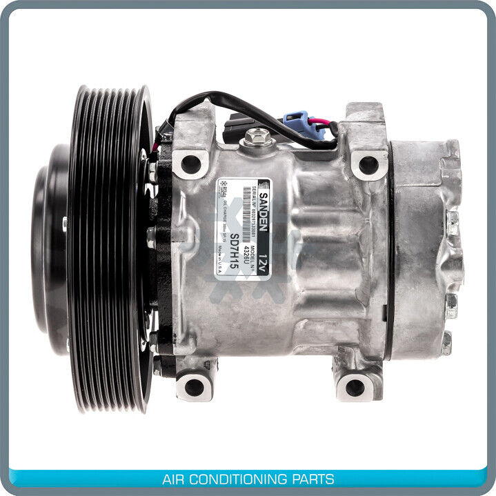 New OEM A/C Compressor for Mack LEU, MRU / Volvo VAH, VHD, VNL, VNM, VN - Qualy Air