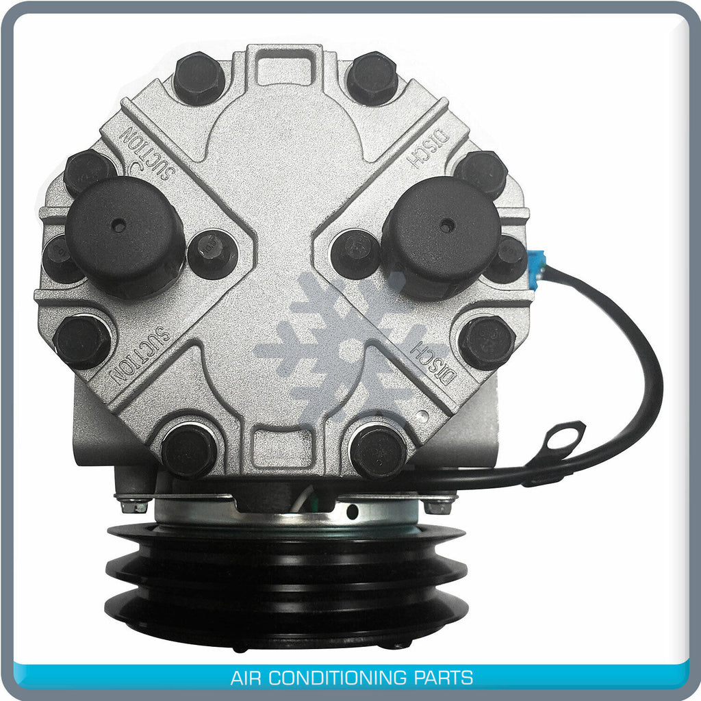 New AC Compressor York 210 for Freightliner / Kenworth / Peterbilt - 2509450C91 - Qualy Air