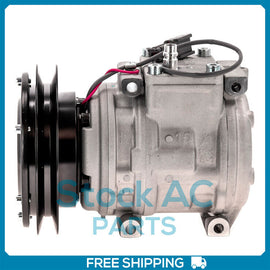 NEW A/C Compressor for JOHN DEERE 200LC EXCAVATOR, 230LCR, 230LC EXCAVATOR - Qualy Air