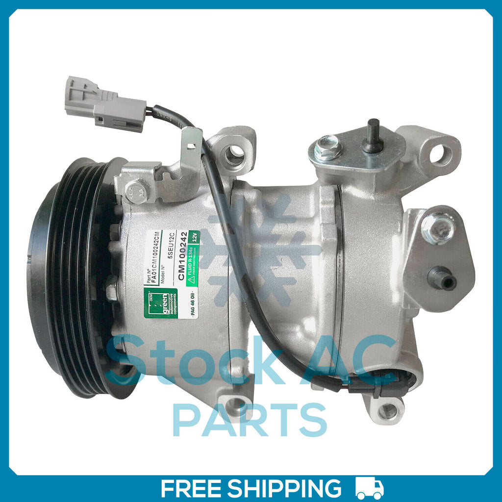 New A/C Compressor fits Toyota Yaris 1.5L - 2012 to 2018 - OE#  8831052750 - Qualy Air