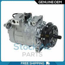 Load image into Gallery viewer, New OEM AC Compressor fits VW Touareg 5.0L - 2005 to 2008 - Qualy Air