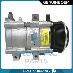 New OEM A/C Compressor for Ford E-350, E-450 Super Duty 6.0L Diesel - 2008 to 10