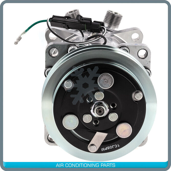 New OEM Sanden A/C Compressor fits 2001 Mack RD / 2000 Kenworth W900 - Qualy Air