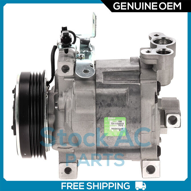 A/C Compressor OEM DKV10R for Subaru Forester, Impreza, WRX STI QR - Qualy Air