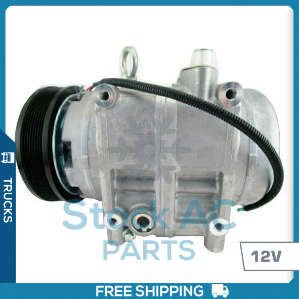 New VALEO A/C Compressor & Clutch for BUS - TM65 - 8 Groove / 12V - RQ - Qualy Air