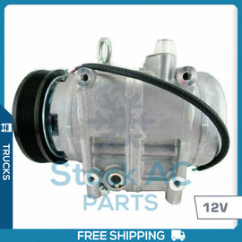 New VALEO A/C Compressor & Clutch for BUS - TM65 - 8 Groove / 12V - RQ - Qualy Air