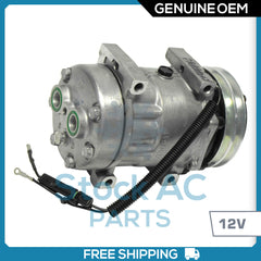 New OEM A/C Compressor Sanden 2A Groove - 12V - OE# 75R89462