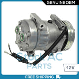 New OEM A/C Compressor Sanden 2A Groove - 12V - OE# 75R89462