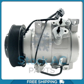 New A/C Compressor for Toyota Camry, Highlander, Solara 2.4L - 2001 to 2008 - Qualy Air