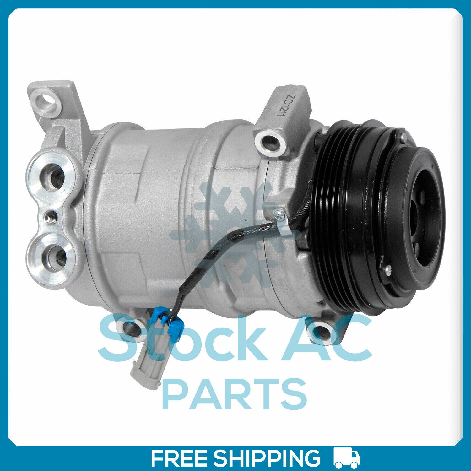 New A/C Compressor fits Chev Suburban 1500, 2500, Tahoe / GMC Sierra, Yukon.. - Qualy Air