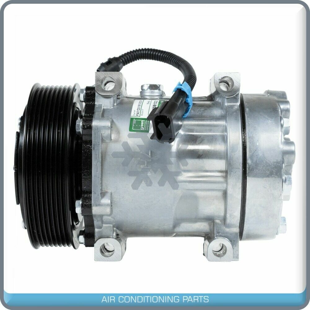 New A/C Compressor for Mack TITAN TD713 / Volvo VN, VNL, VNM, VT - Qualy Air
