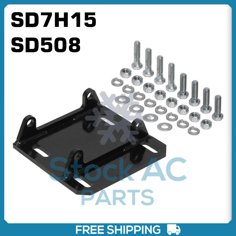 NEW A/C BRACKET YORK/TECUMSEH TO SD508,SD709,SD5H14,SD7H15 COMPRESSOR MOUNT KIT - Qualy Air