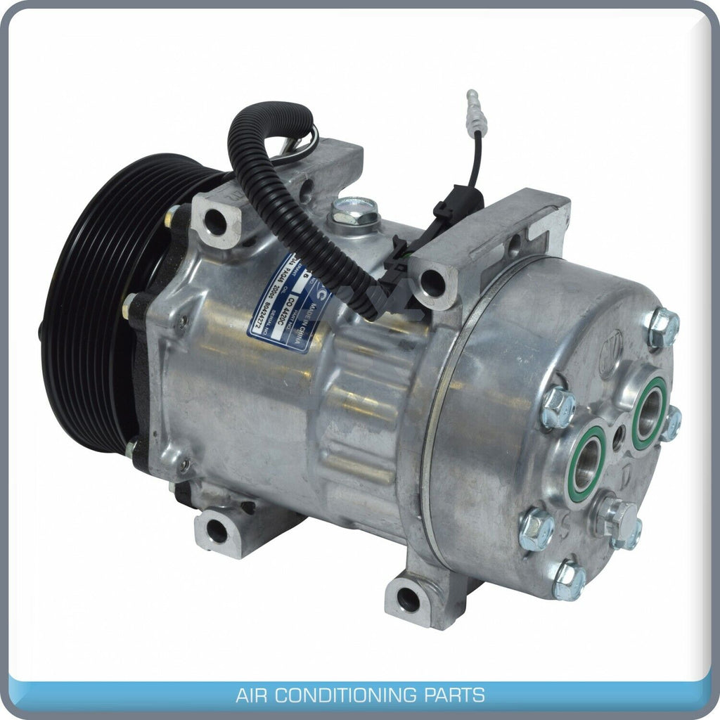 A/C Compressor SD7H15 for Kenworth C500, C540, C550, K100, K100E, K130, K1... QR - Qualy Air