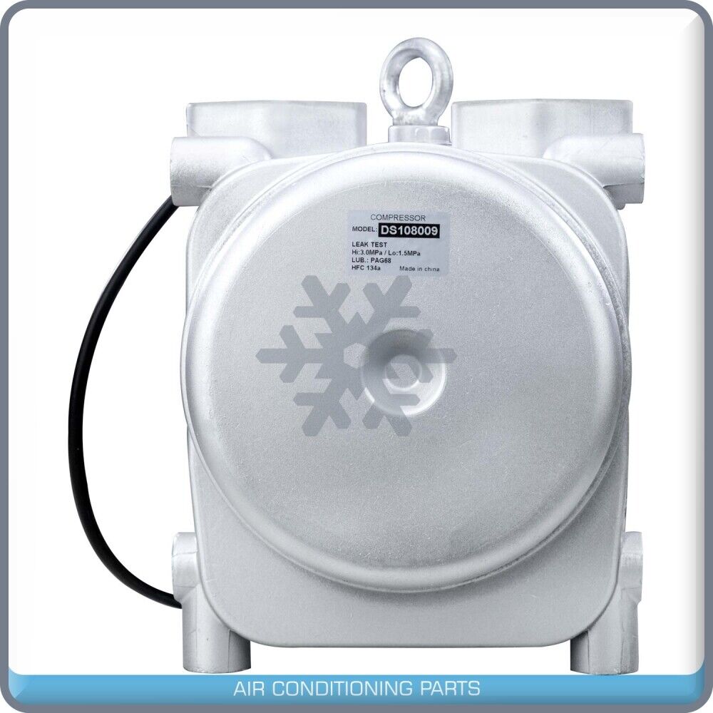 New A/C Compressor for BUS TM55 / TM65 - 24V, 8 Groove - Qualy Air