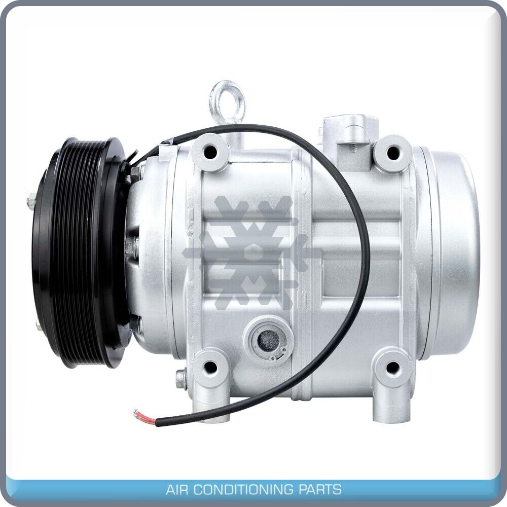 New A/C Compressor for BUS TM55 / TM65 - 24V, 8 Groove - Qualy Air