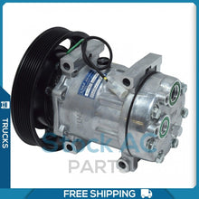 Cargar imagen en el visor de la galería, A/C Compressor for Mack CH, CHN, CL, CM, CM400, CM713, COE, CS MIDLINER, C... QU - Qualy Air