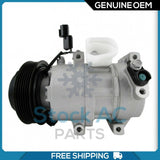New OEM A/C Compressor for Hyundai Veloster 1.6L - 2014 to 2017 - OE# 977012V001