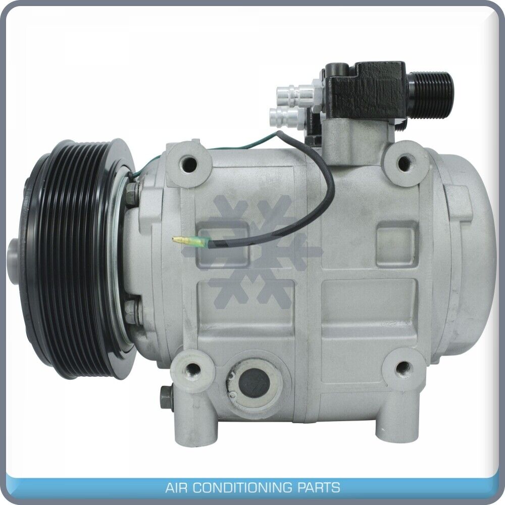 New A/C Compressor for BUS TM31 - 24V, 8 Groove - Qualy Air