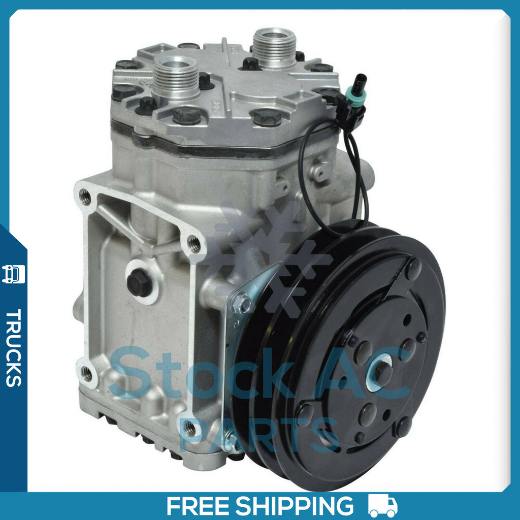 A/C Compressor York Type fits Kenworth T300, T400, T660, T800 - OE# ET210L25073C - Qualy Air