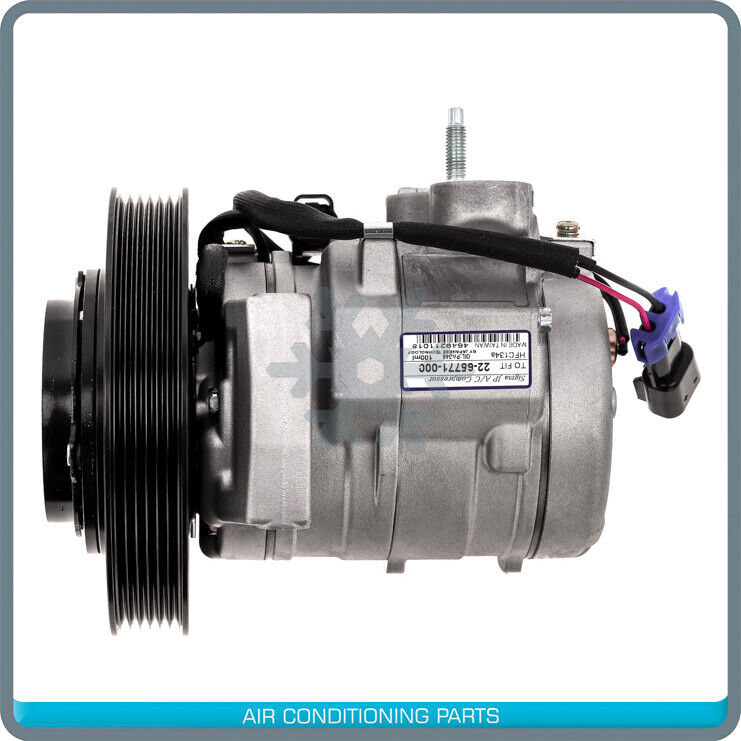 New AC Compressor for Freightliner Cascadia Cummins - 2011 2012 2013 2014 2015 - OE# A2265772000 - Qualy Air