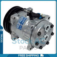 Load image into Gallery viewer, A/C Compressor SD7H15 for Freightliner / Kenworth / Peterbilt QR - Qualy Air