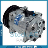 A/C Compressor SD7H15 for Freightliner / Kenworth / Peterbilt QR