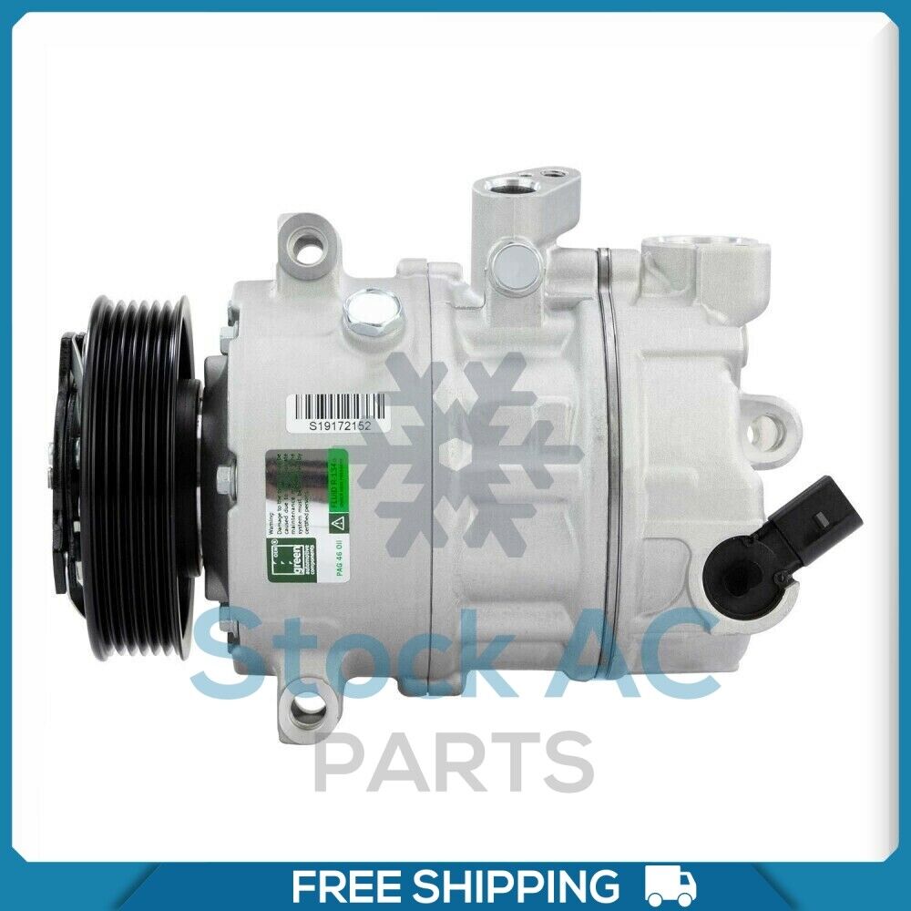 New A/C Compressor for Audi A3 / VW Jetta, CC, GTI, Passat 1.8L, 2.0L - Qualy Air