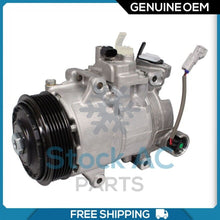 Cargar imagen en el visor de la galería, A/C Compressor OEM Denso TSE14C for Subaru Legacy, Outback QR - Qualy Air